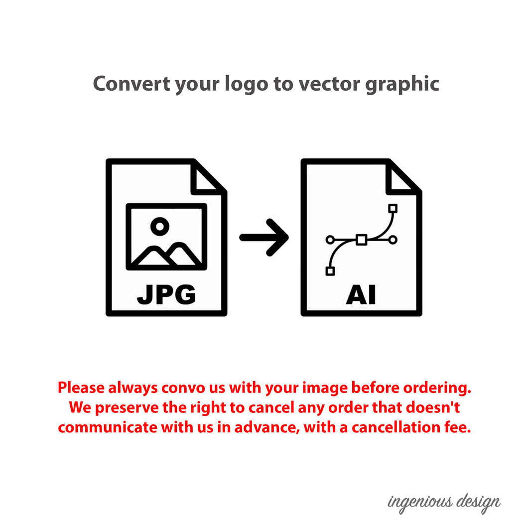 AW01-001 Convert scanned image to vector artwork | vector-based graphics