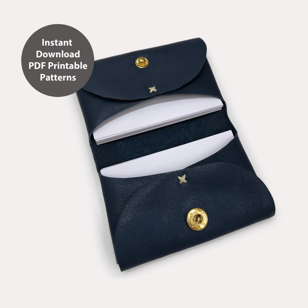 L3-0002 PDF patterns for leather card holder