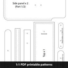 Load image into Gallery viewer, L3-0002 PDF patterns for leather card holder
