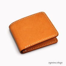 Load image into Gallery viewer, L03-0004 PDF patterns for leather short wallet
