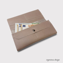 Load image into Gallery viewer, L03-0008 PDF patterns for leather wallet / long wallet
